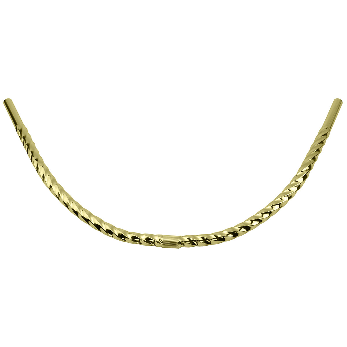 Beach Cruisers Vintage Hexagon Twisted Moon Handlebar 25.4mm Gold.